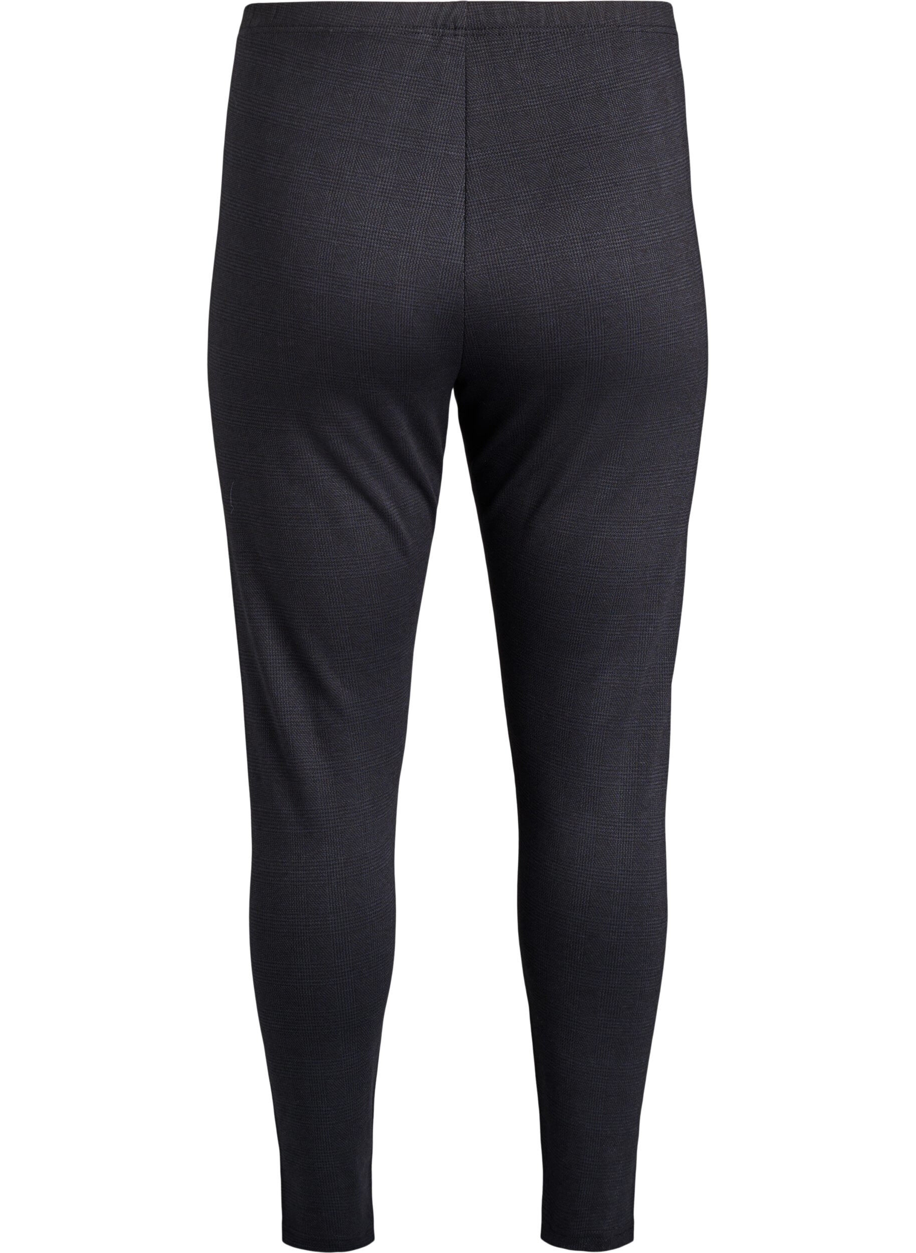 Zizzi Legging &agrave; motif et taille standard, Noir, Packshot image number 1