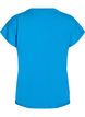 Einfarbiges Trainings-T-Shirt, Blau, Packshot image number 1