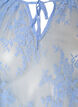 Kurz&auml;rmelige Spitzenbluse mit Bindeband, lila, Packshot image number 2