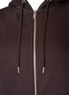 Kapuzensweatshirt mit Rei&szlig;verschluss und Taschen, Braun, Packshot image number 2