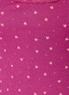 Oberteil mit Aufdruck und Spitzenborte, Lila, Packshot image number 2