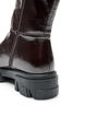 Hoher Stiefel mit leicht strukturierter Optik, Braun, Packshot image number 3
