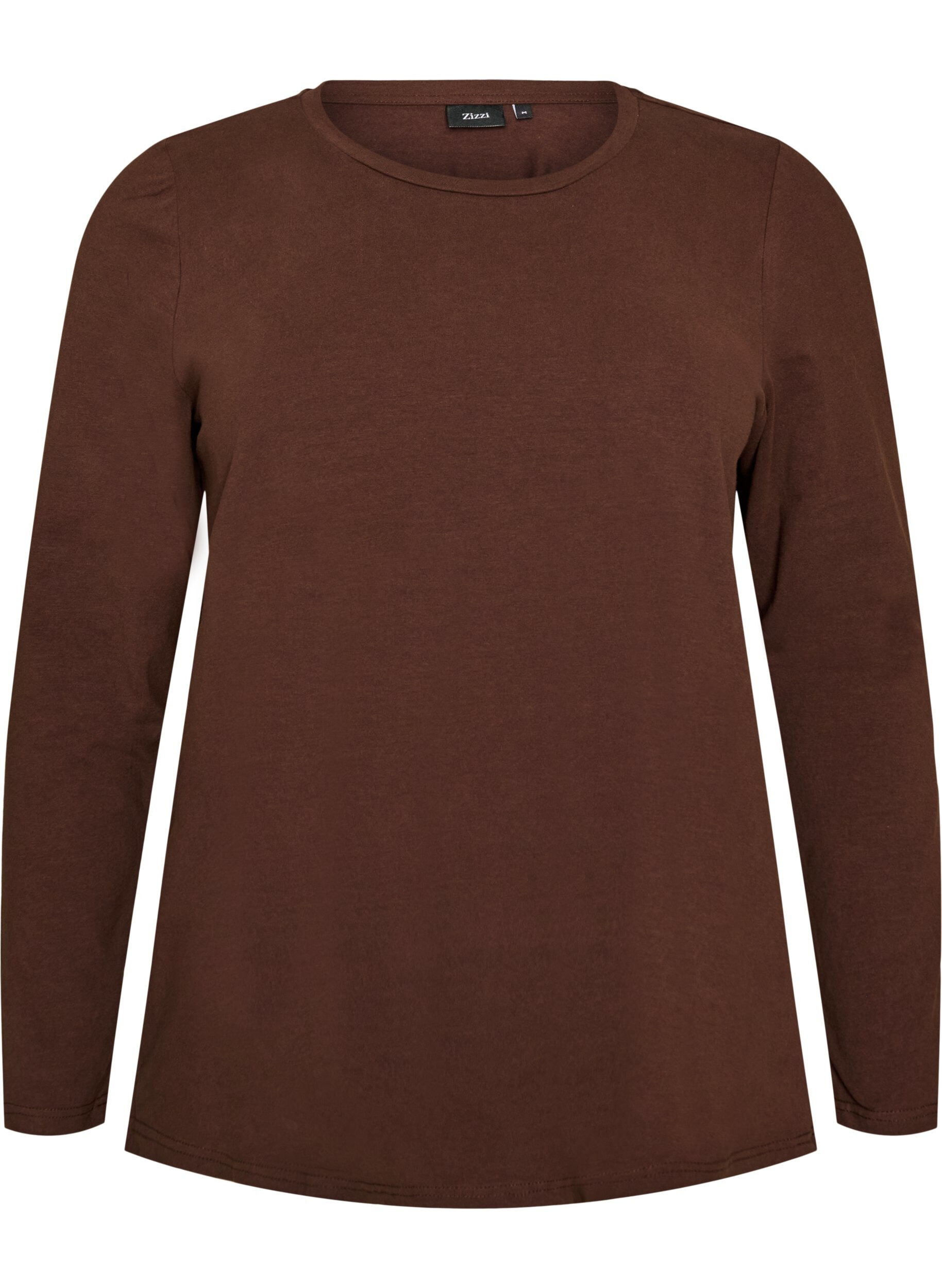 Basic Bluse aus Jersey mit langen &Auml;rmeln