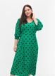 Robe midi à pois en viscose, Jolly Green Dot AOP, Model image number 2
