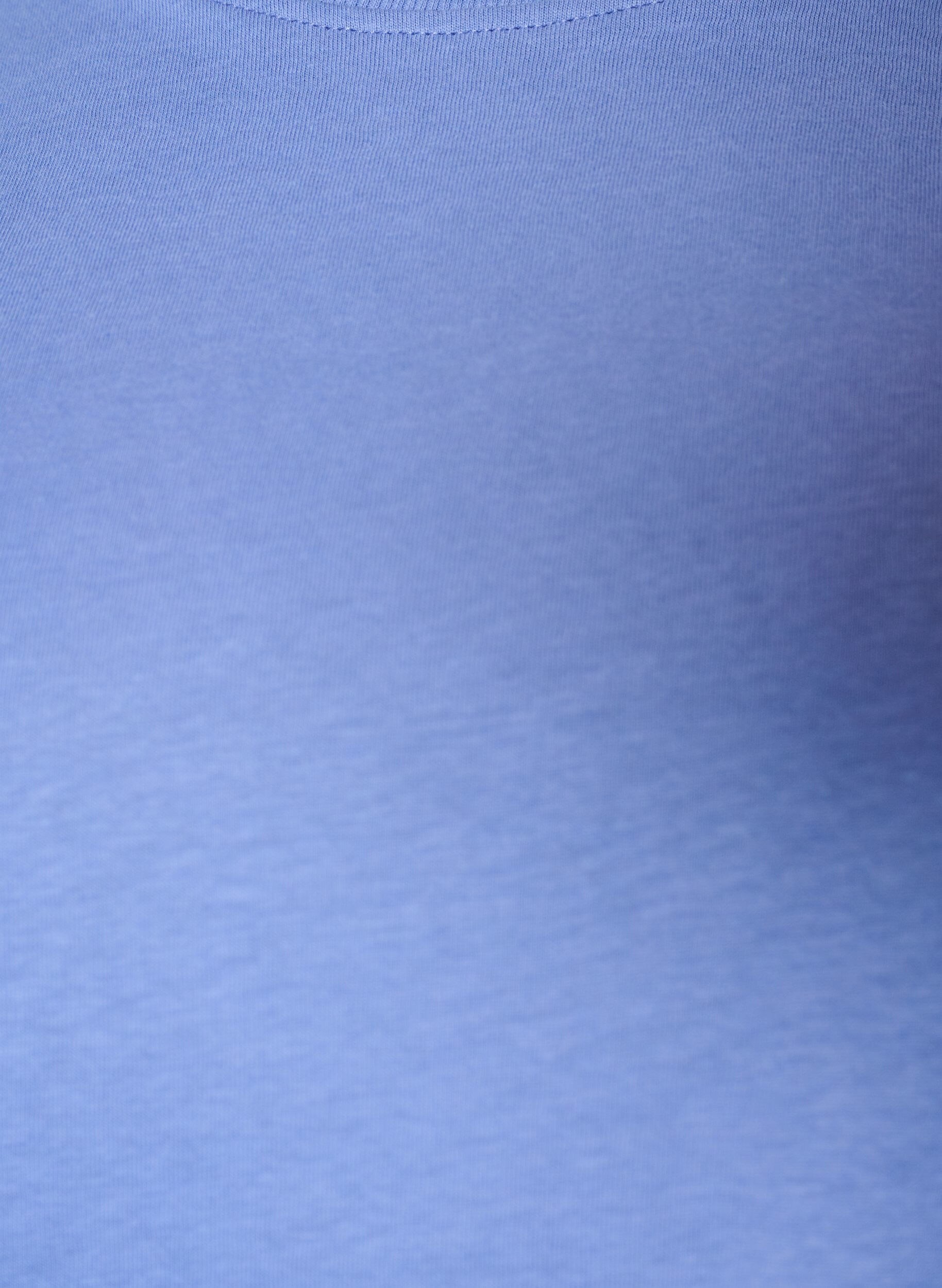ZizziT-shirt basique en coton &agrave; col rond, Mauve, Packshot image number 2