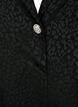 Ton-in-Ton-Jacquard-Blazer aus Viskose, Black, Packshot image number 2