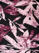 Kurzes gebl&uuml;mtes Kleid aus Viskose mit 3/4-&Auml;rmeln, Schwarz, Packshot image number 2