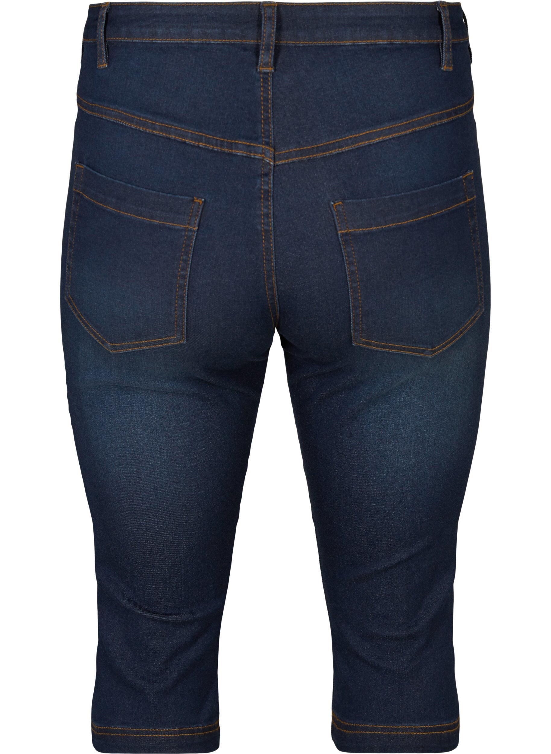 Zizzi Slim Fit Emily Capri Jeans, Blau, Packshot image number 1
