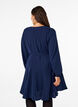 Langärmliges Kleid mit Bindegürtel, Navy Blazer, Model image number 1