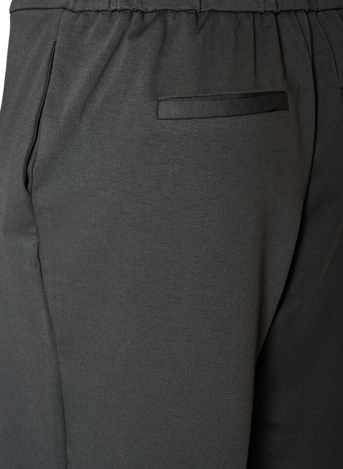 Pantalon ample en jersey taille haute, Gris anthracite, Packshot image number 3