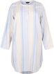 Gestreiftes Kleid mit langen Ärmeln, Birch w. Stripes, Packshot image number 0