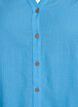 Chemisier en coton avec col en V, Bleu, Packshot image number 2