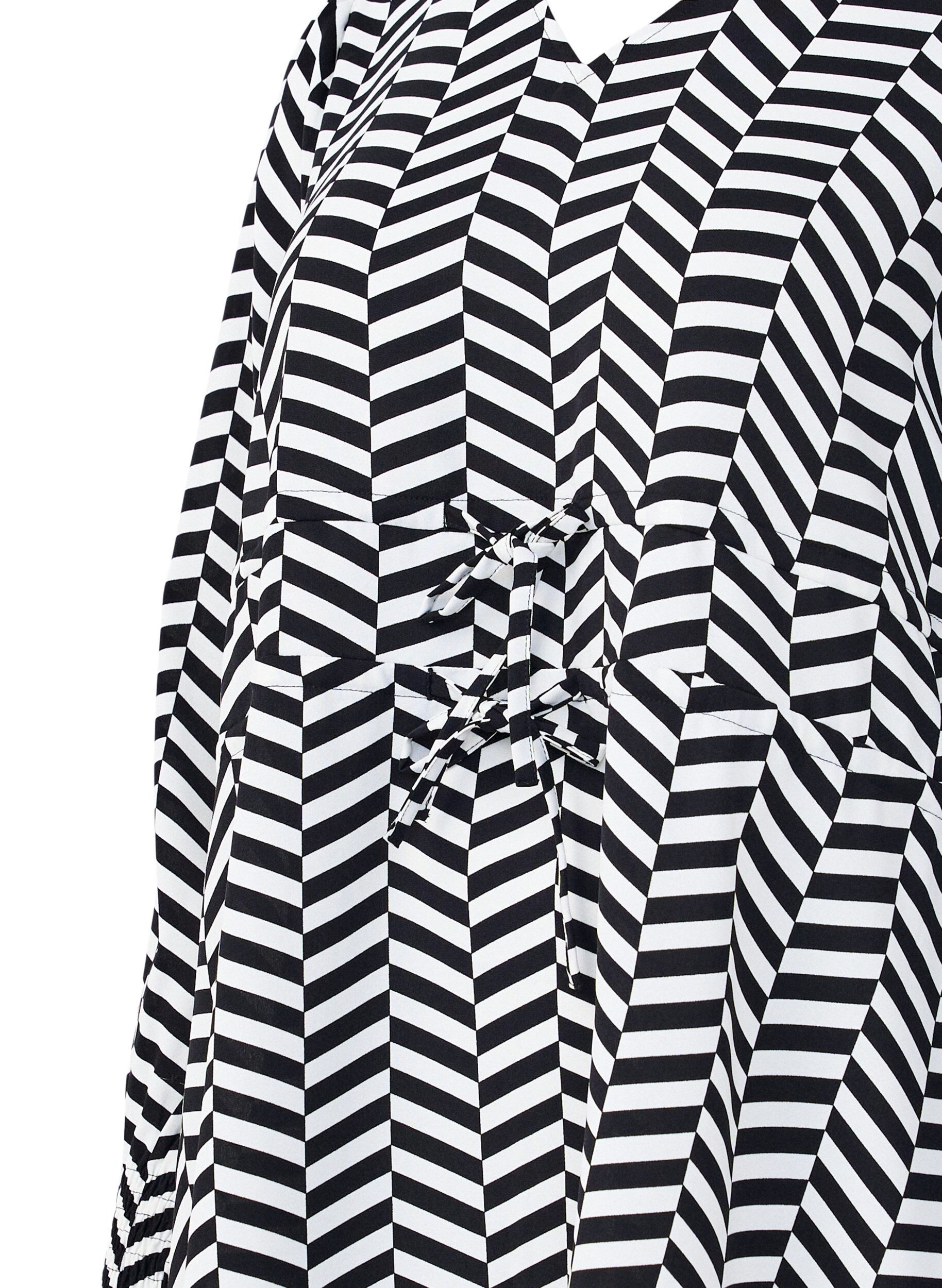 Zizzi Robe avec ceintures &agrave; nouer &agrave; la taille, Noir, Packshot image number 2