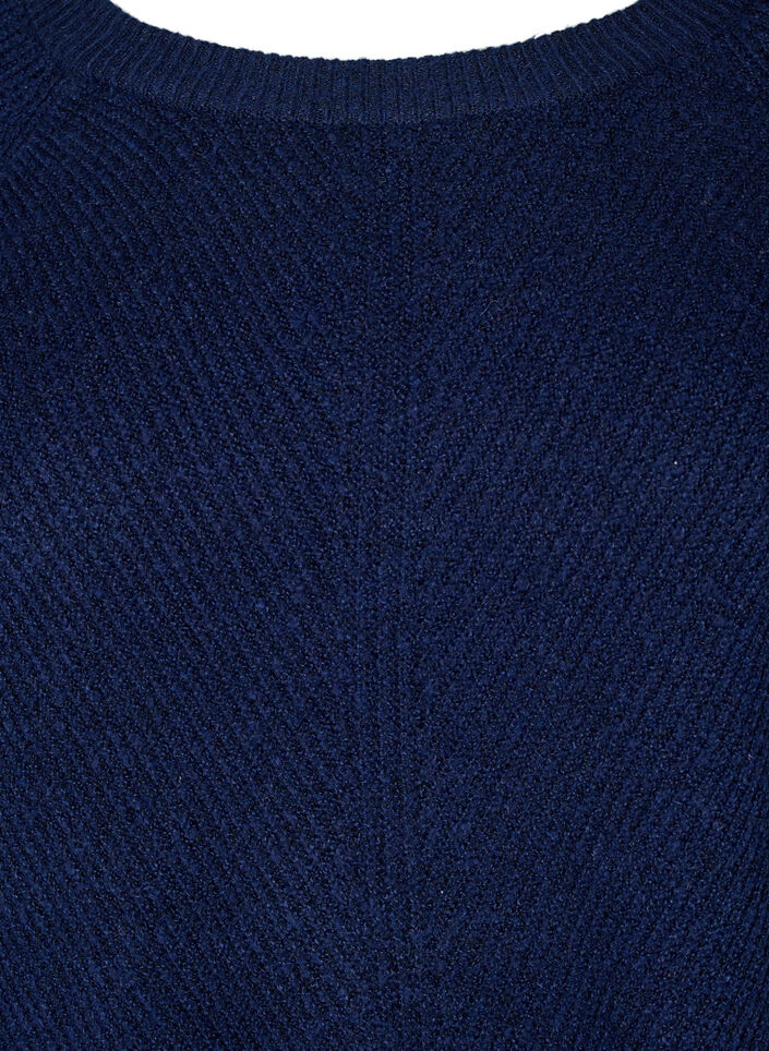 Chemisier en maille avec col rond, Naval Academy Mel., Packshot image number 2