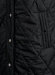 Gilet long matelass&eacute; avec boutons-pression, Noir, Packshot image number 3