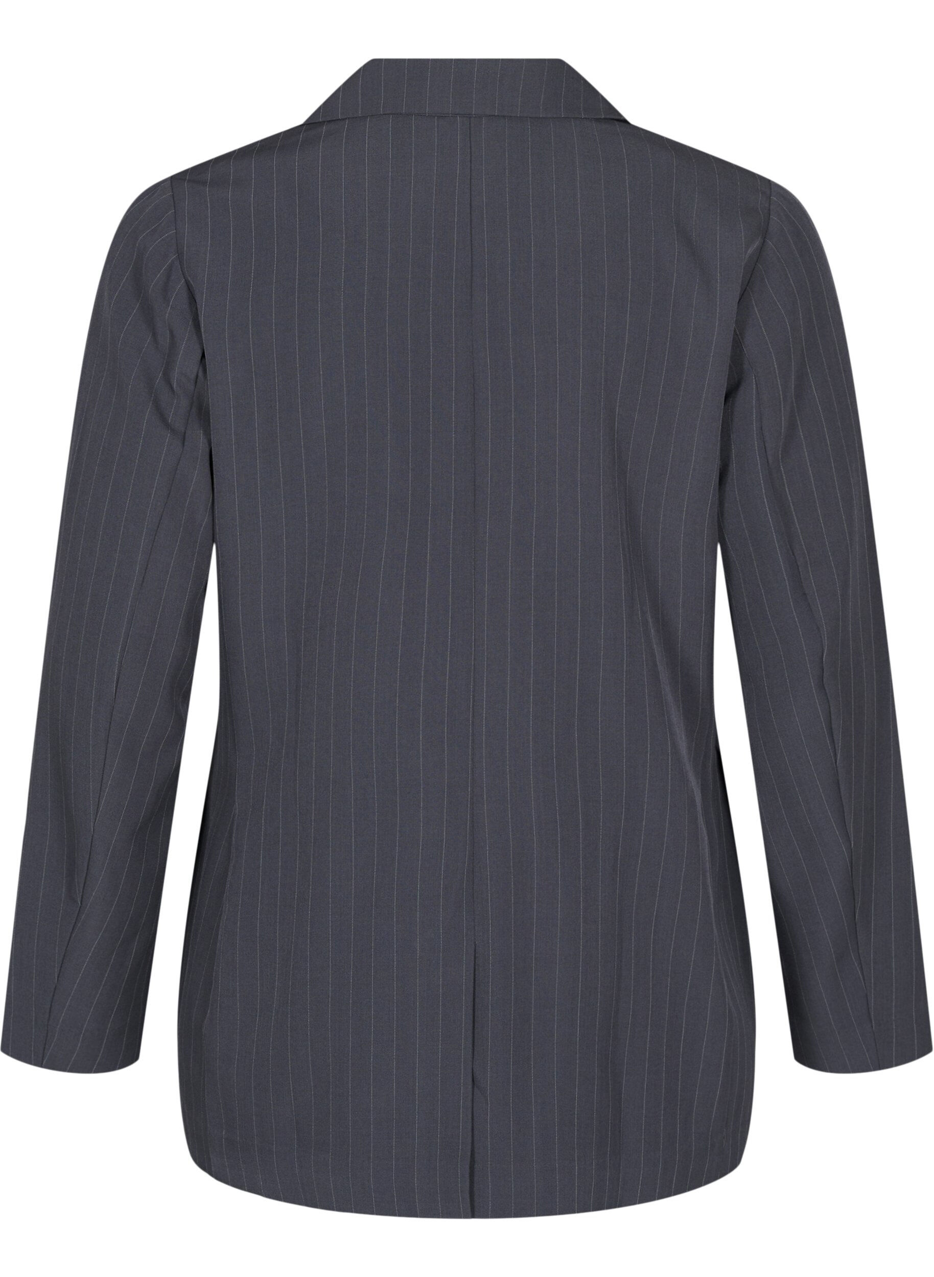 Zizzi FLASH - Blazer avec des poches et une fente, Gris anthracite, Packshot image number 1