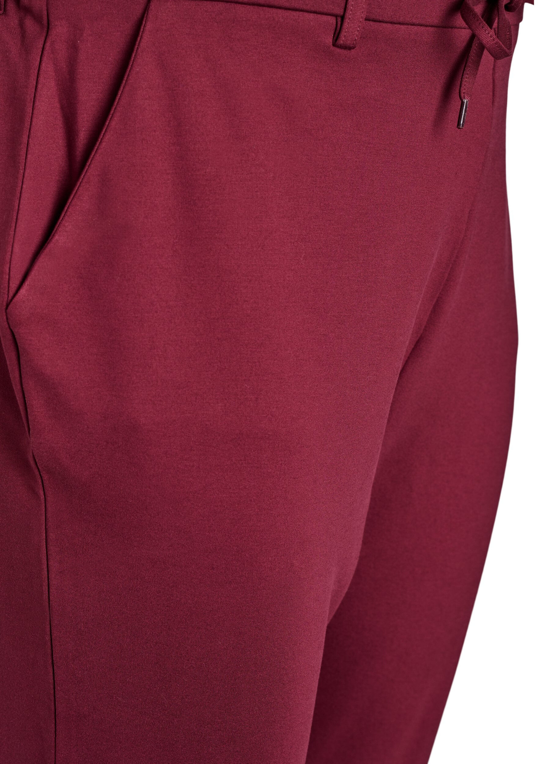 ZizziGek&uuml;rzte Maddison Hose, Dunkles Bordeaux, Packshot image number 2