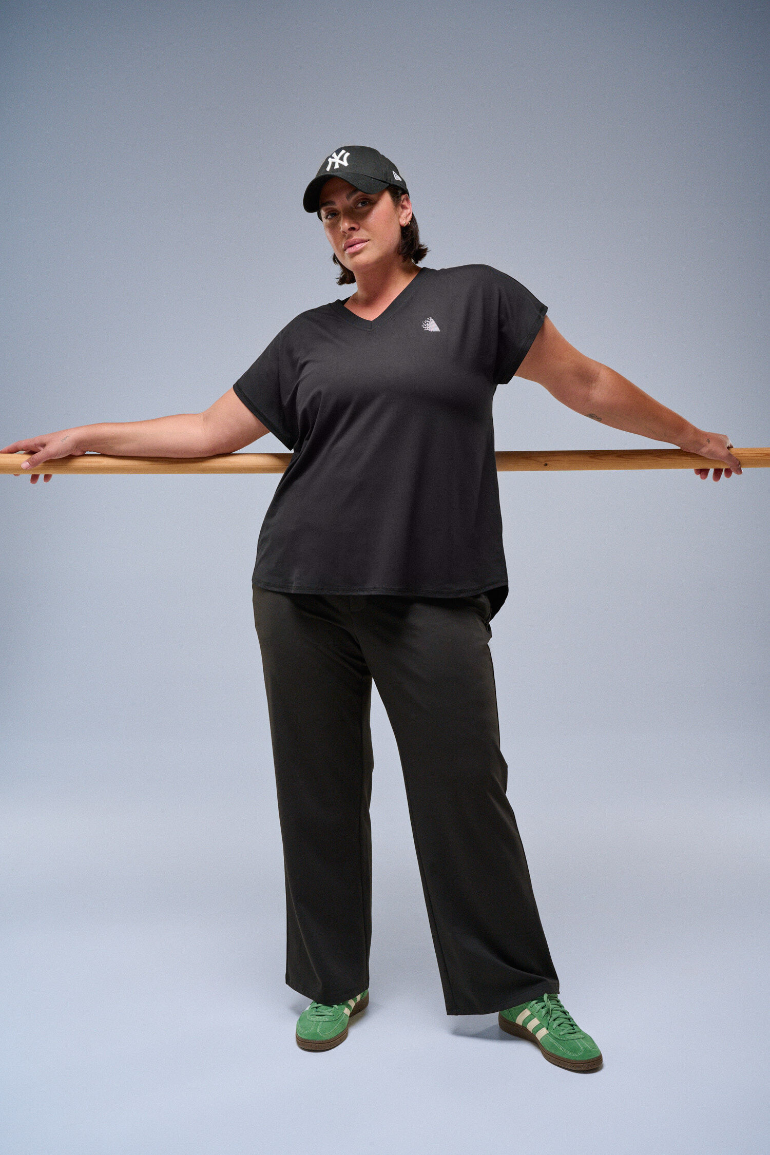 Weit geschnittene Hose, , Model