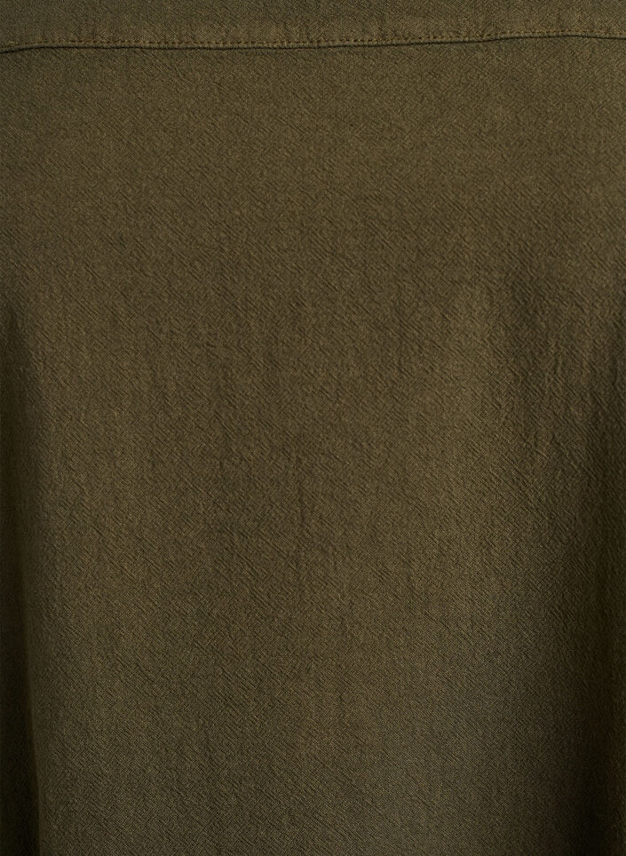 Robe en coton &agrave; manches courtes, Vert fonc&eacute;, Packshot image number 2
