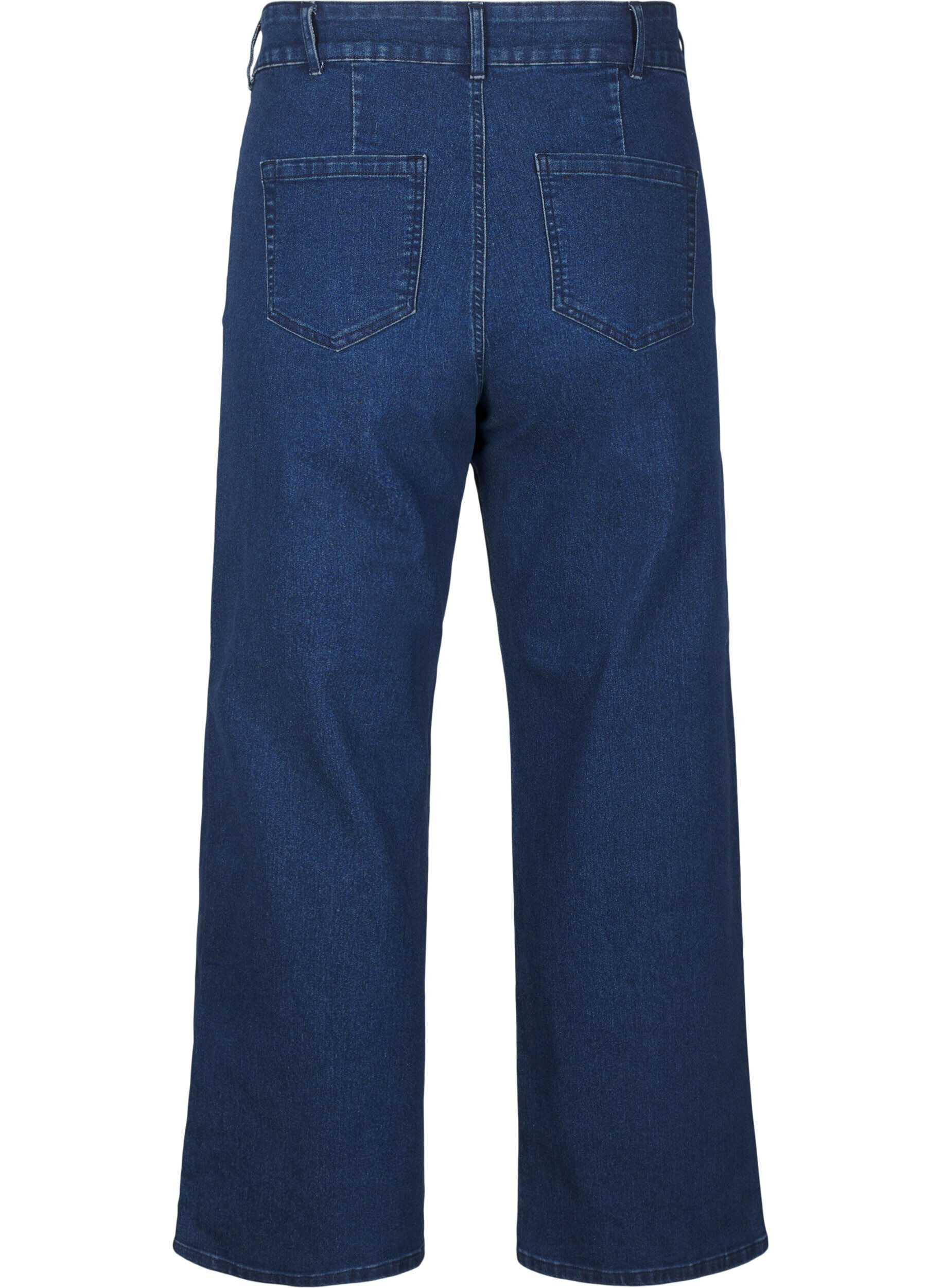 Zizzi Jeans mit weiter Passform, Blau, Packshot image number 1