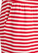 Pantalon de pyjama ray&eacute; &agrave; taille haute et coupe ample, Rouge, Packshot image number 2