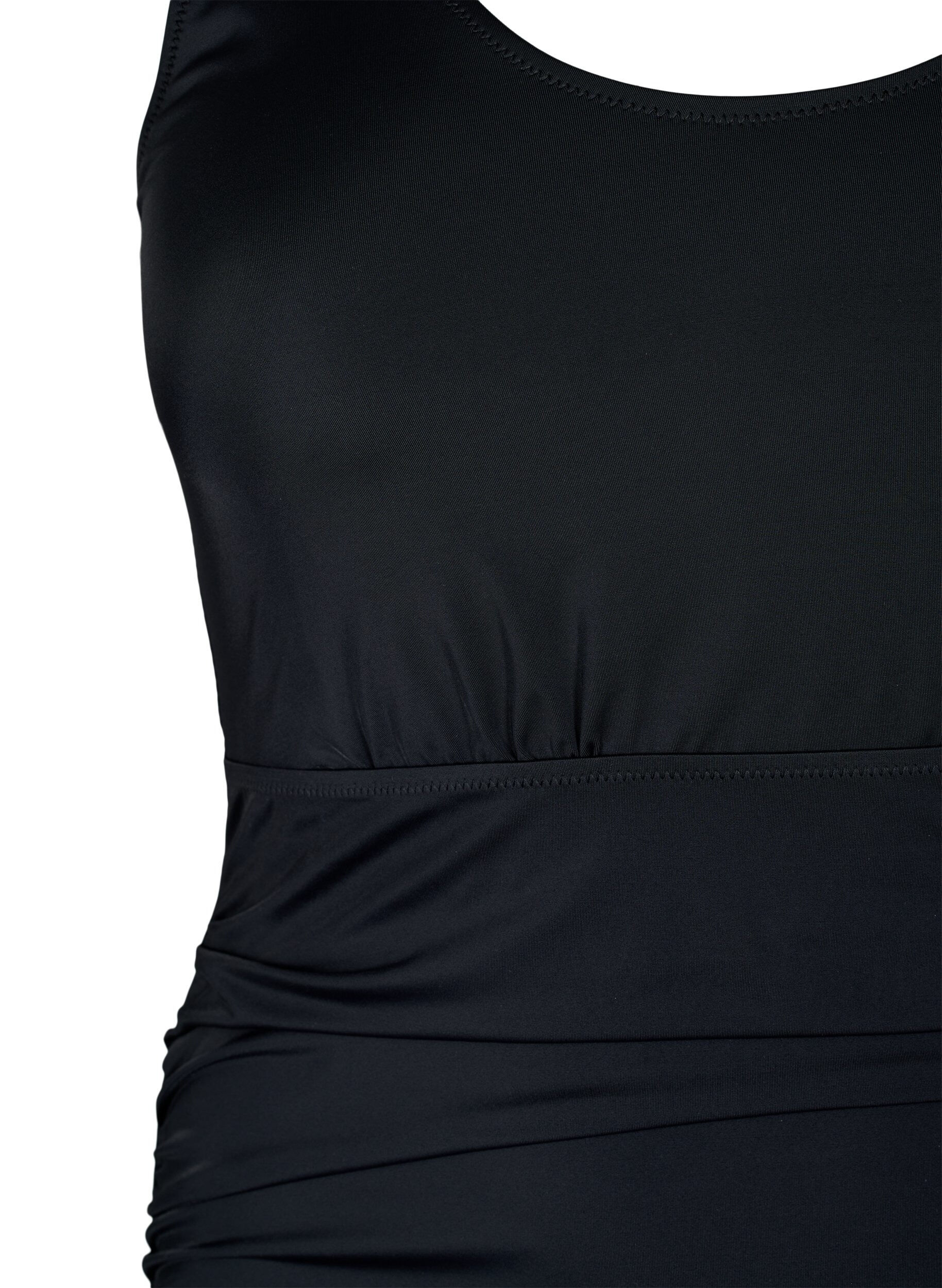 Zizzi Badeanzug mit Beinen, Schwarz, Packshot image number 2