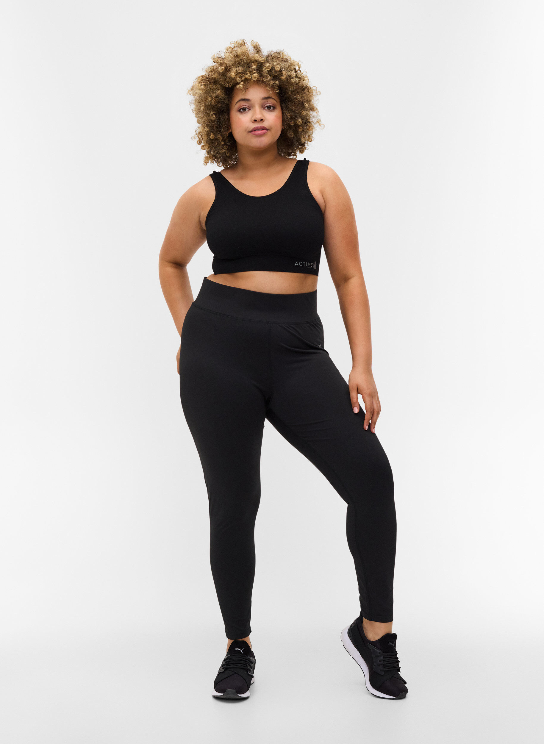 Zizzi Leggings d'entra&icirc;nement, Black, Model image number 4