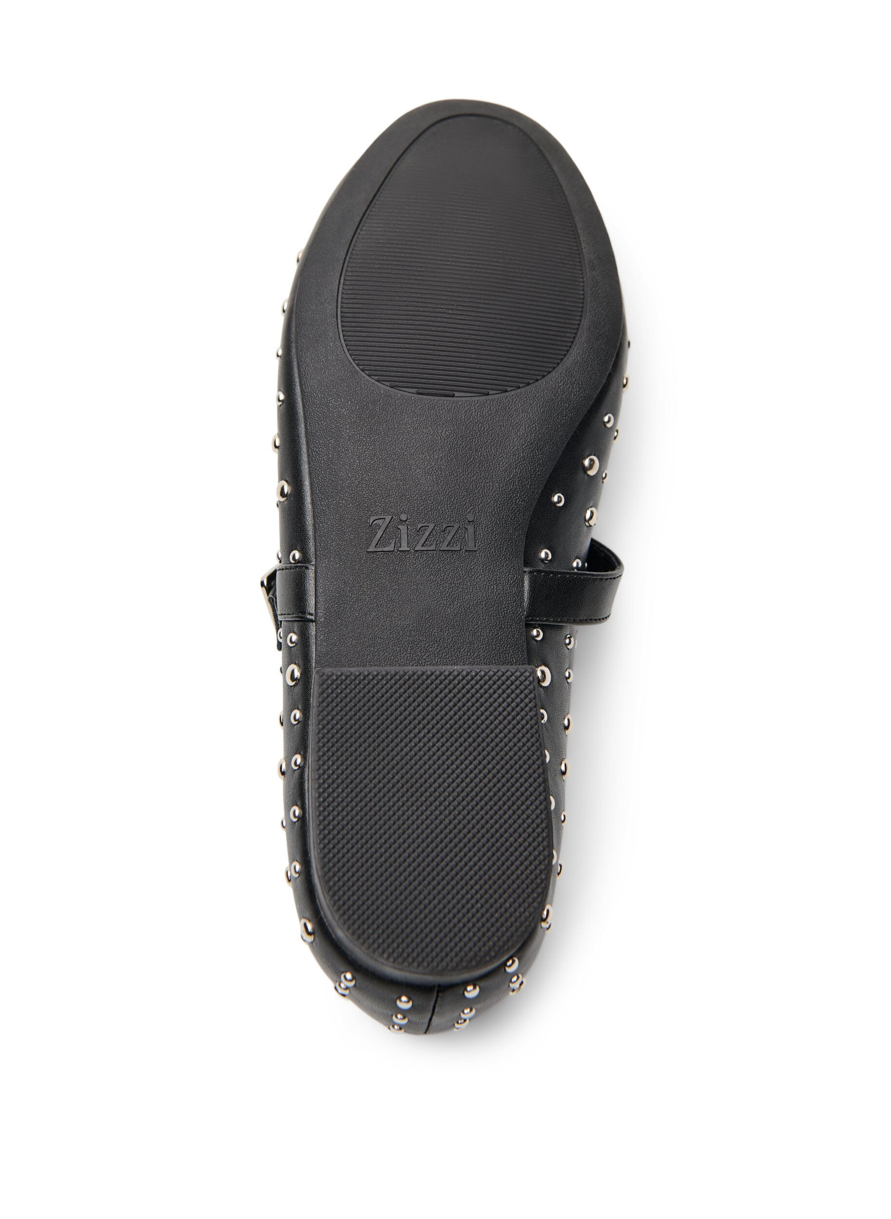 Zizzi Ballerina mit Nieten, Schwarz, Packshot image number 5