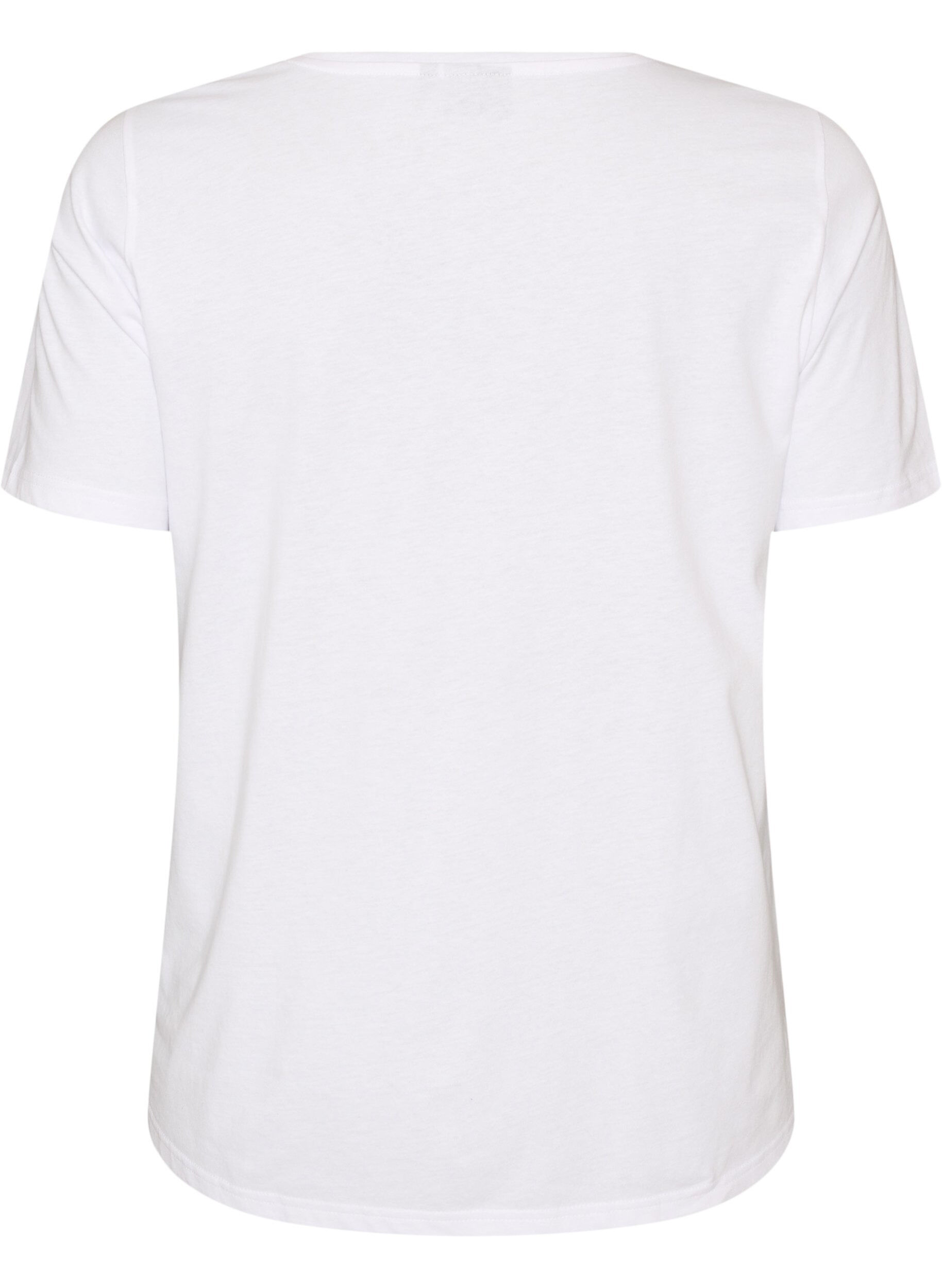 ZizziT-Shirt mit Print, Wei&szlig;, Packshot image number 1