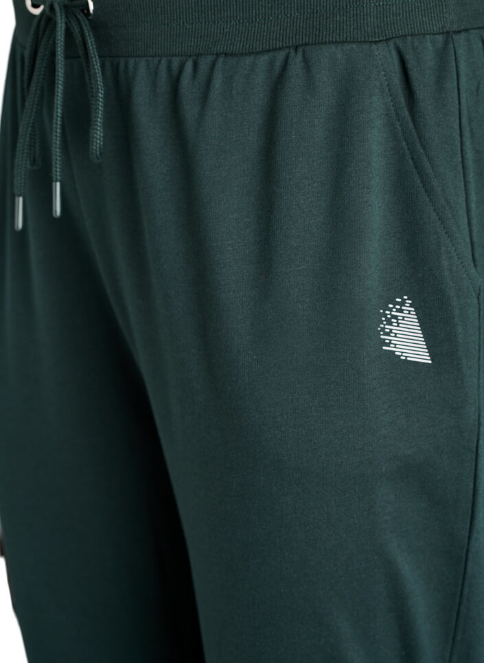 Lockere Trainingshose mit Taschen, Gr&uuml;n, Packshot image number 2