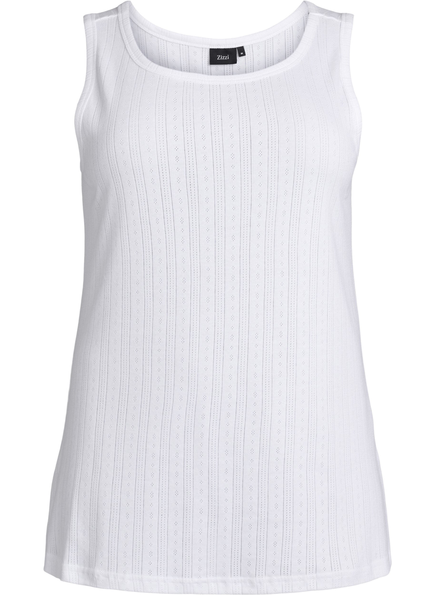 Haut de nuit en coton bio &agrave; motif textur&eacute;
