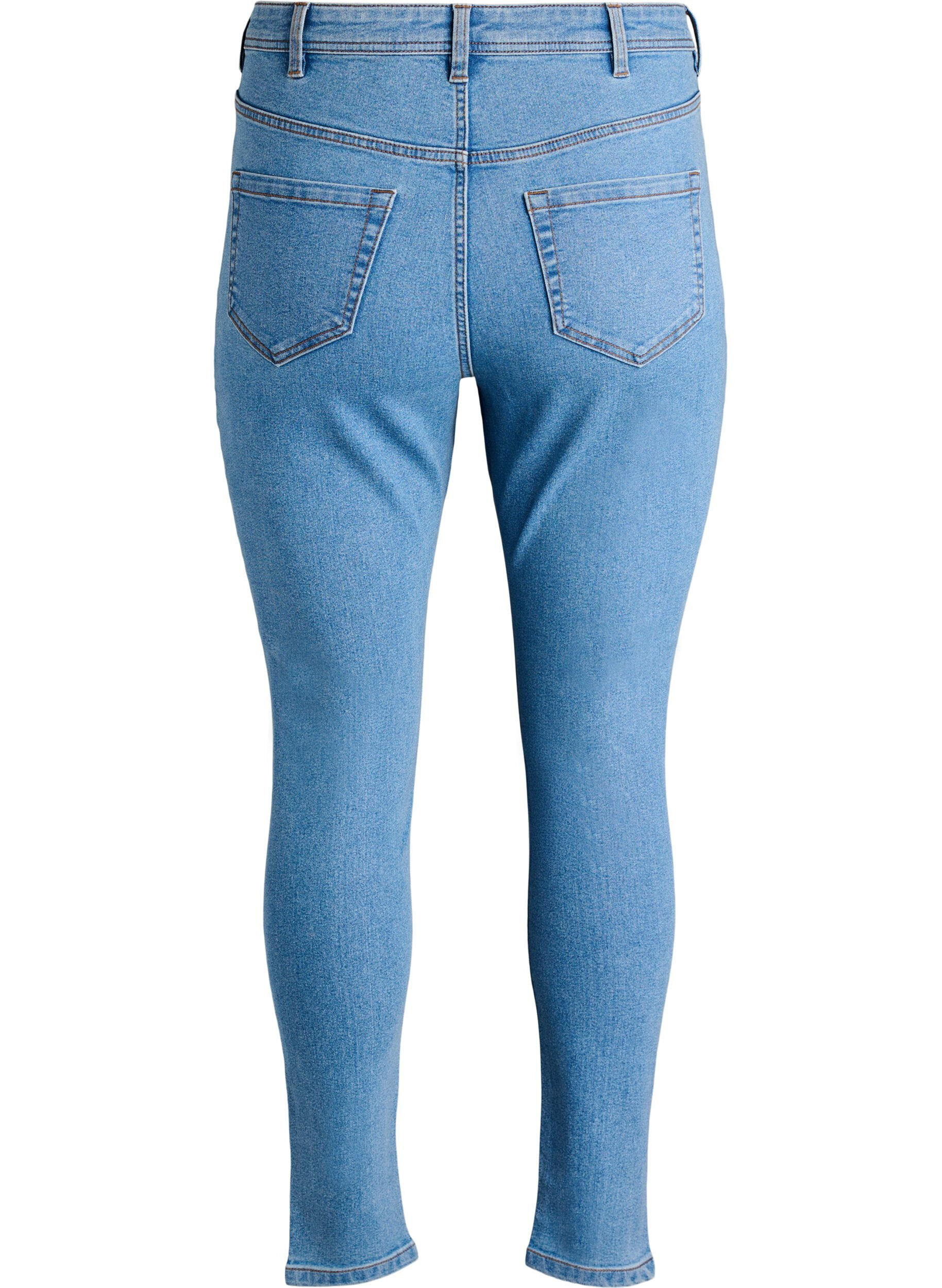 Zizzi FLASH - Jeans avec coupe super slim, Bleu Clair, Packshot image number 1