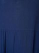 Robe midi coupe &eacute;vas&eacute;e en mousseline de coton, Bleu, Packshot image number 2