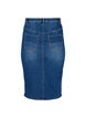 Jupe midi en jean avec fente, Bleu, Packshot image number 1