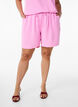 Short avec poches et ceinture &eacute;lastique, Rose, Model image number 3