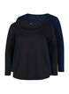 2er-Pack Basic-Bluse aus Baumwolle, Black/Navy B, Packshot image number 0