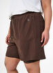 Trainingsshorts mit Innenhose und Handytasche, Braun, Model image number 0