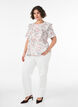 Bluse aus Baumwolle mit Broderie Anglaise und R&uuml;schen, Rot, Model image number 1