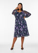 Partykleid aus Chiffon mit langen &Auml;rmeln, Blau, Model image number 1