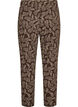 Pantalon de pyjama en coton avec imprim&eacute;, Marron, Packshot image number 1