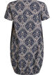 Robe en coton à manches courtes avec imprimé, Bleu, Packshot image number 1