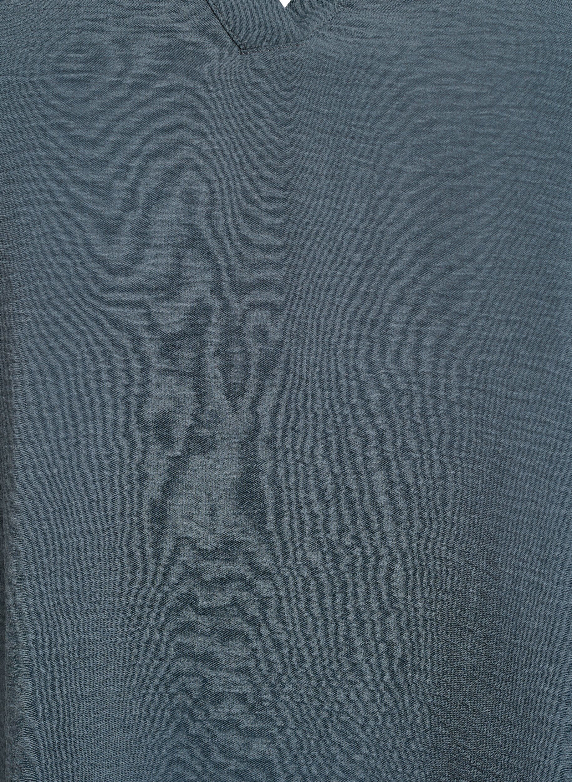 Zizzi Blouse &agrave; manches 3/4, Vert fonc&eacute;, Packshot image number 2