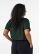 T-shirt dot&eacute; de boutons, Vert fonc&eacute;, Model image number 2
