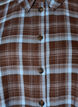 Chemise &agrave; carreaux avec coupe ample, Marron, Packshot image number 2