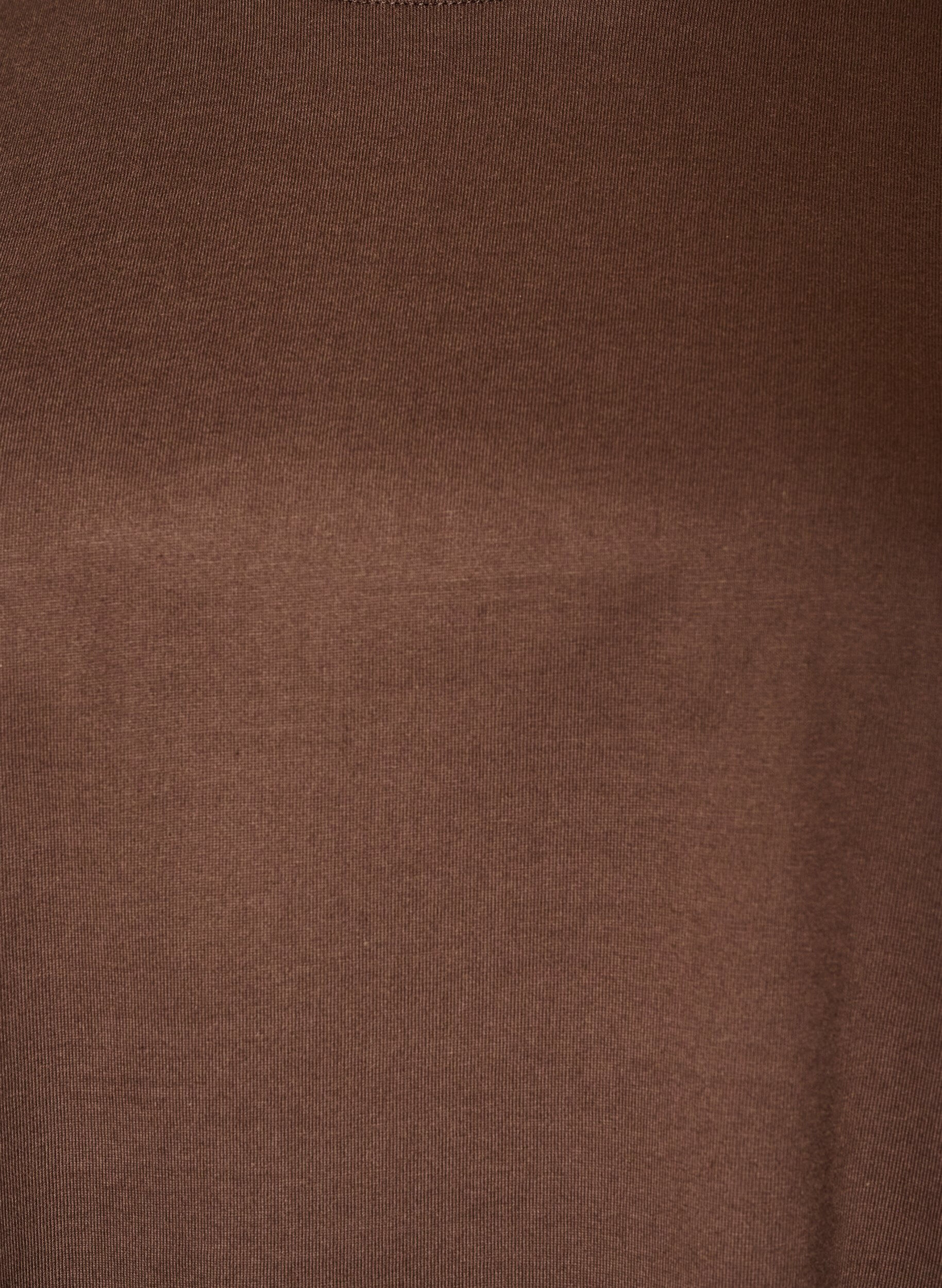 ZizziT-shirt ample avec manches longues en dentelle, Marron, Packshot image number 2