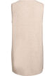 Kurzes &auml;rmelloses Strickkleid, Beige, Packshot image number 1
