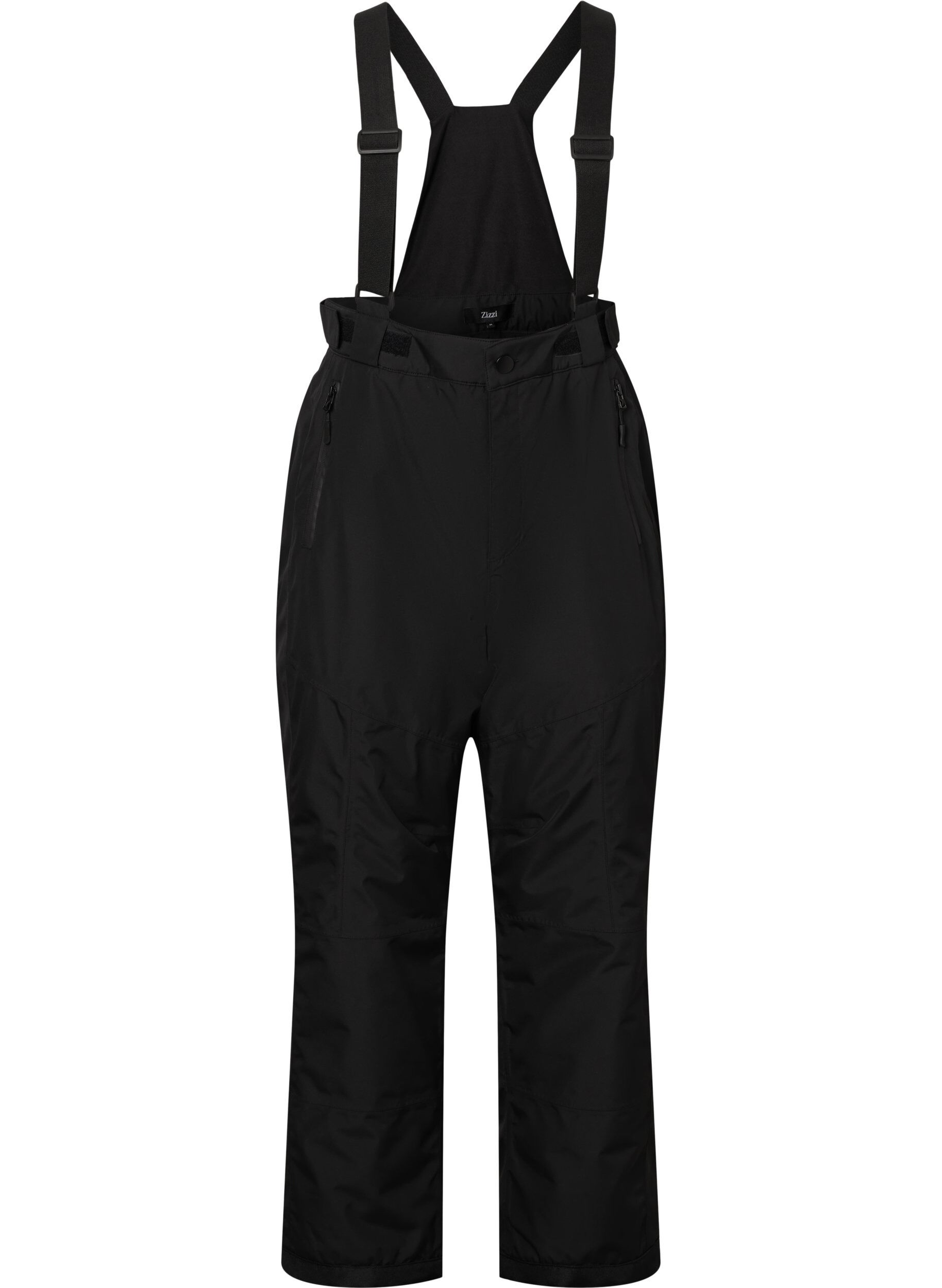 Zizzi Pantalon de ski avec bretelles, Black, Packshot image number 0