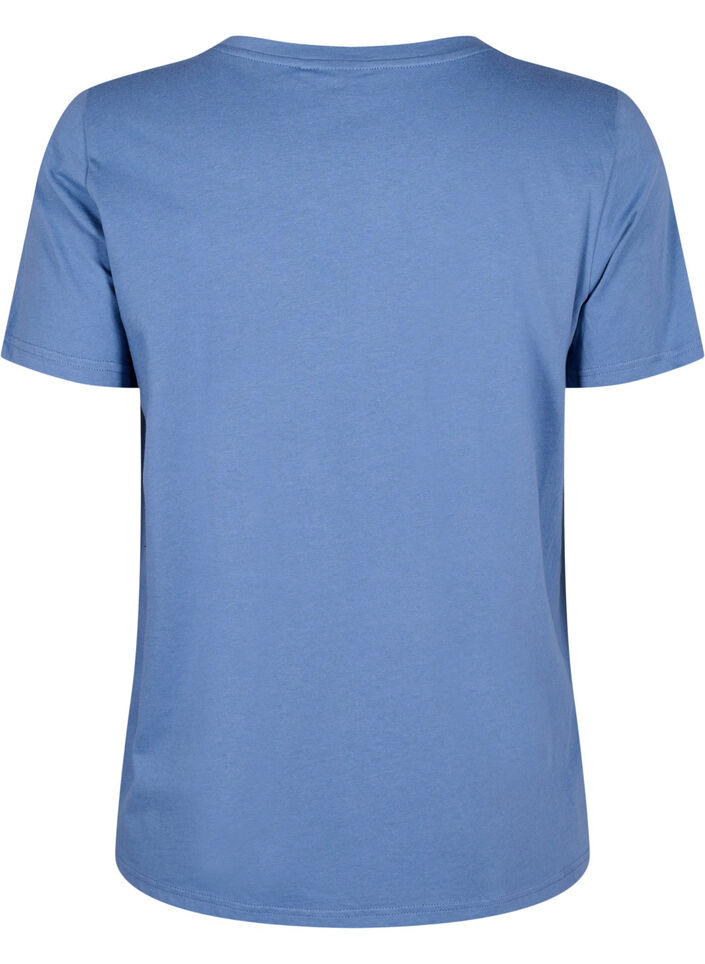 T-shirt avec motif de texte, Moonlight B. W.Navy, Packshot image number 1