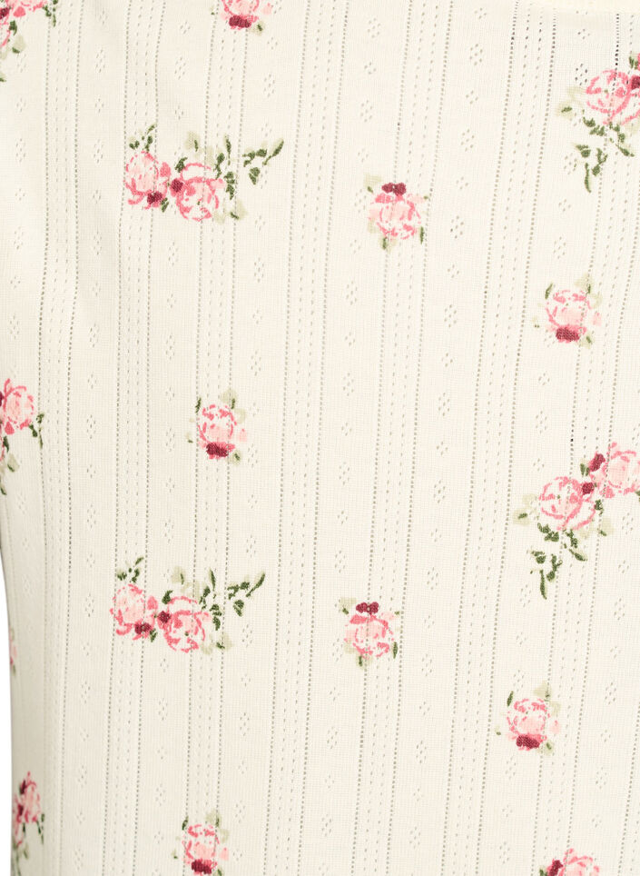 Bio-Baumwoll-Pyjamaoberteil mit Fl&uuml;gel&auml;rmeln, 9990, Packshot image number 3