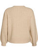 Cardigan en maille torsad&eacute;e avec boutons nacr&eacute;s, Beige, Packshot image number 1